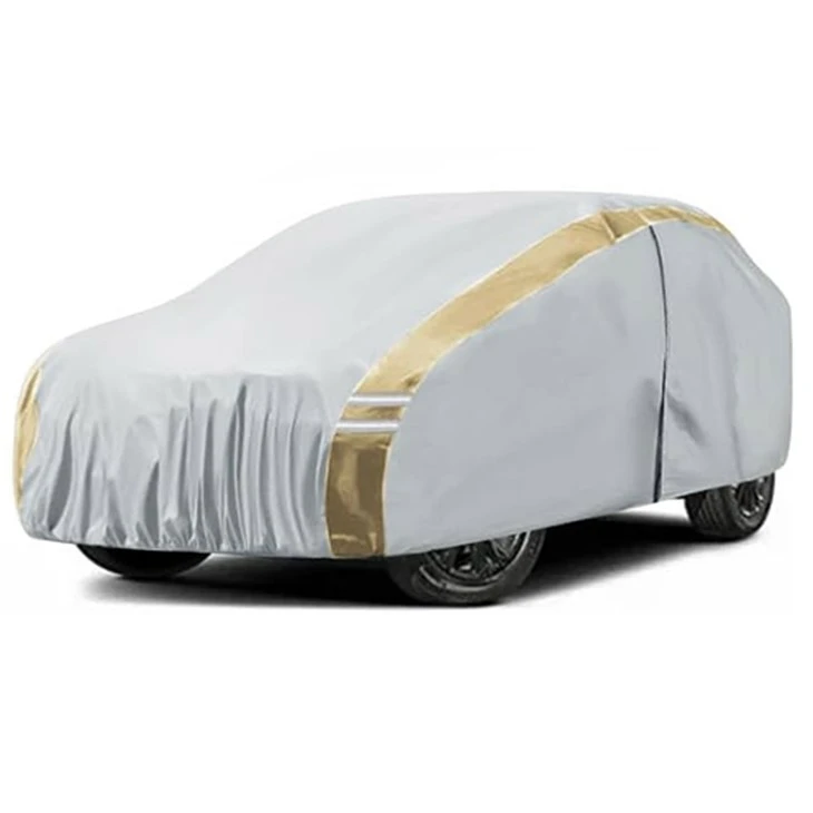 Full Car Protection Cover With Zipper Door