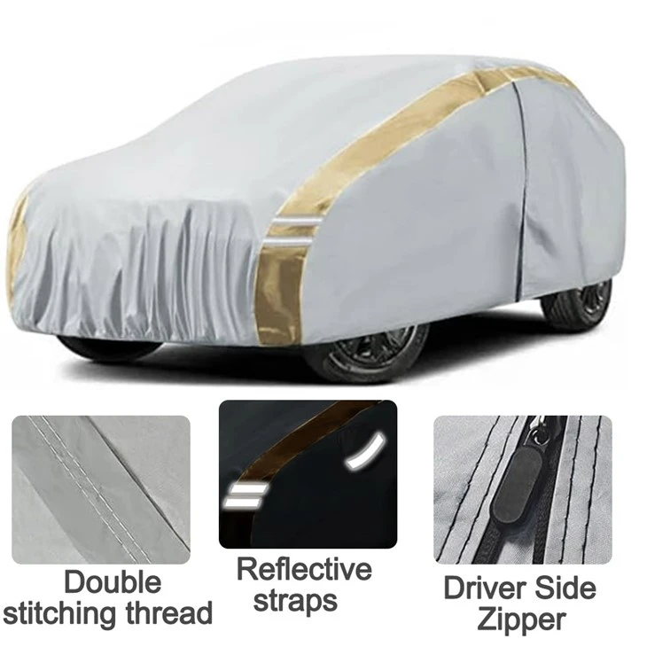 Full Car Protection Cover With Zipper Door manufacturers