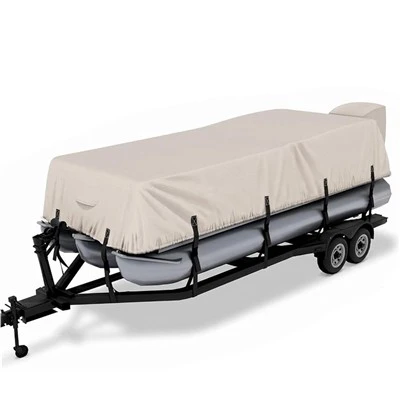 Heavy Duty Marine Grade Fabric Pontoon Boat Cover